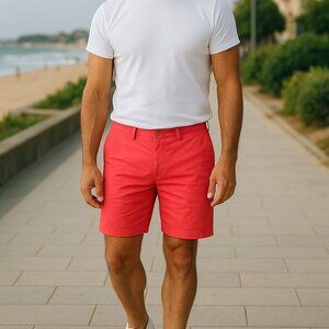 Tommy Hilfiger Coral Chino Shorts Men’s Size 38 Classic Fit